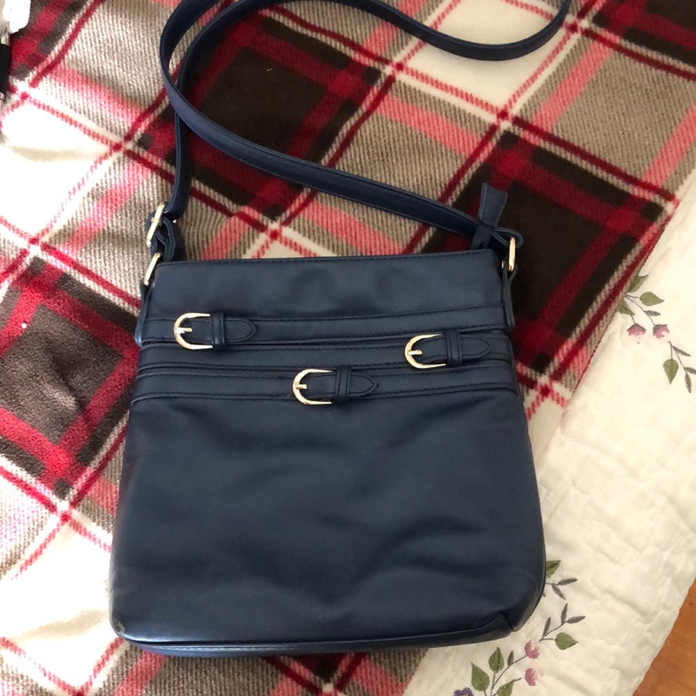 Navy blue crossbody bag